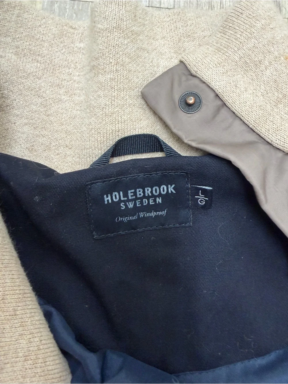 Holebrook Sweden Windproof Wool Pullover L